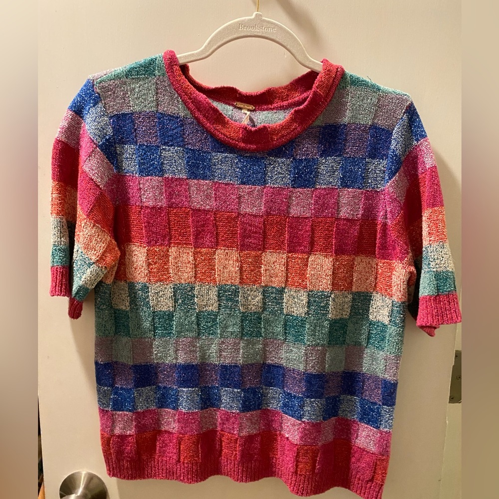 Free People Block Multi-Colored Sweater